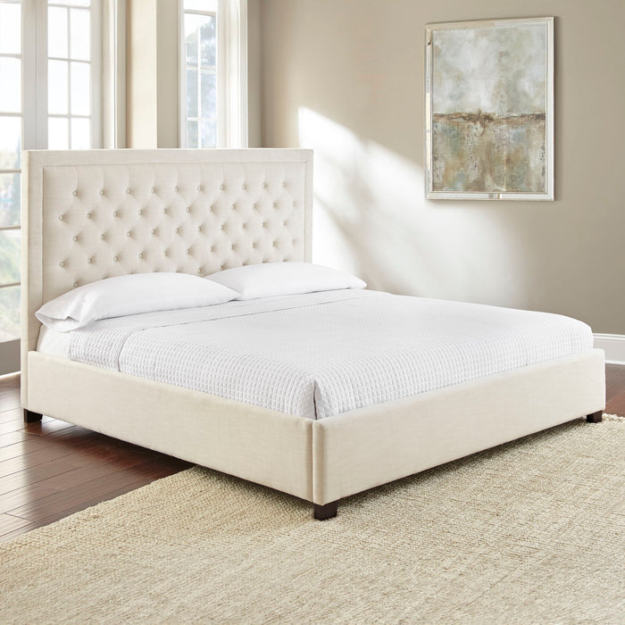 Isadora - King Bed - White
