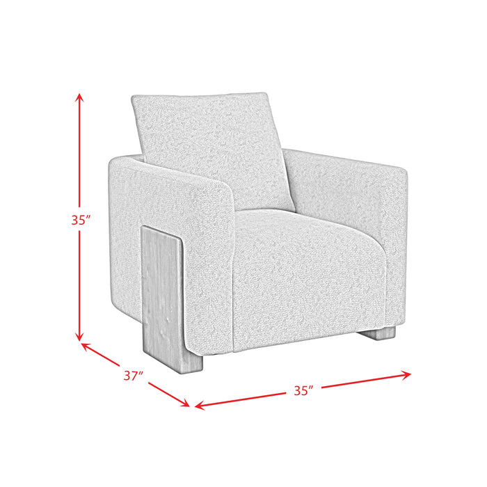 Lanvin Accent Chair in Bama Toast