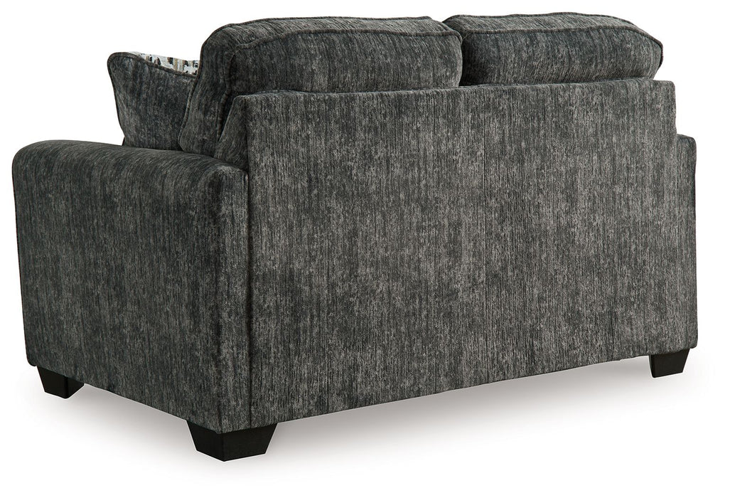 Lonoke - Loveseat - Gunmetal