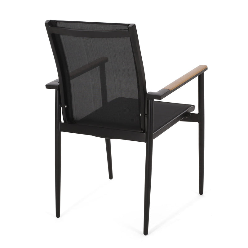 Barrister - Dining Chair (Set of 2) - Black / Natural