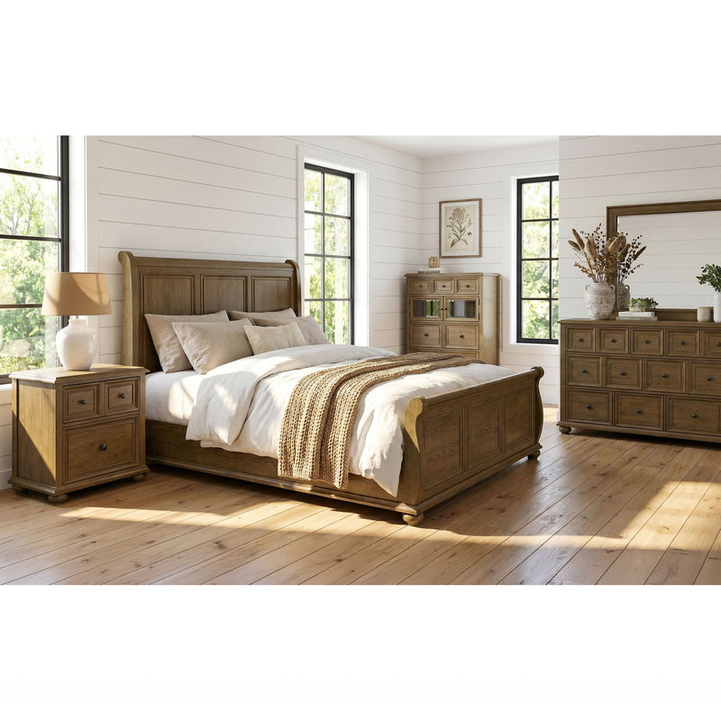 Heritage - Sleigh Bedroom Set - Black