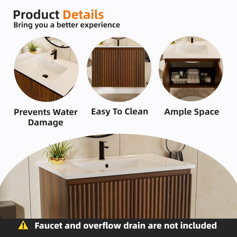 Folding Wall Cabinet With Creamic Sink