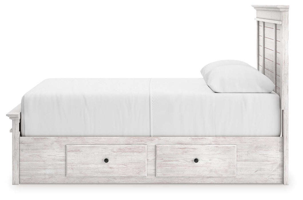 Makidern - Panel Storage Bed