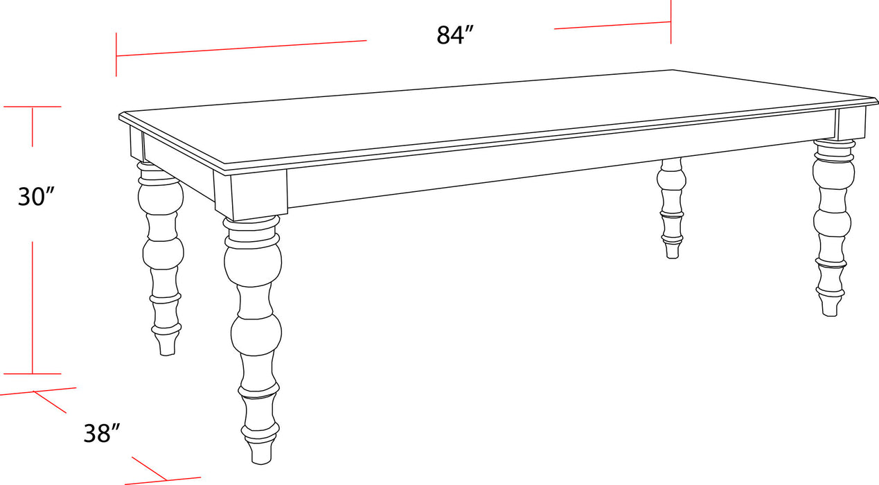 Crossings - Eden Rectangular Dining Table With 4 Upholstered Chairs - Toasted Tumbleweed & Green