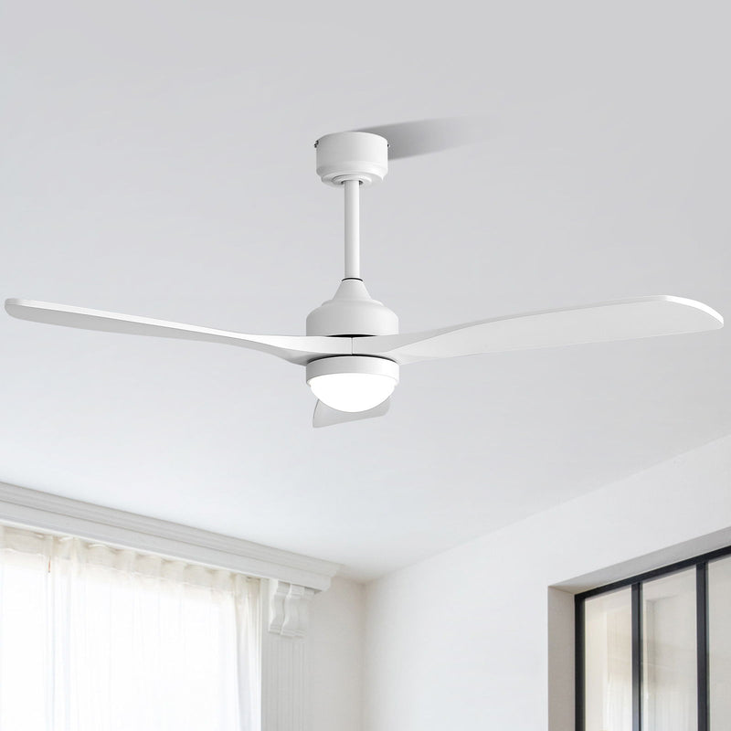 52" Ceiling Fan With Dimmable LED Light, 6 Speed DC Motor, 3 Blades