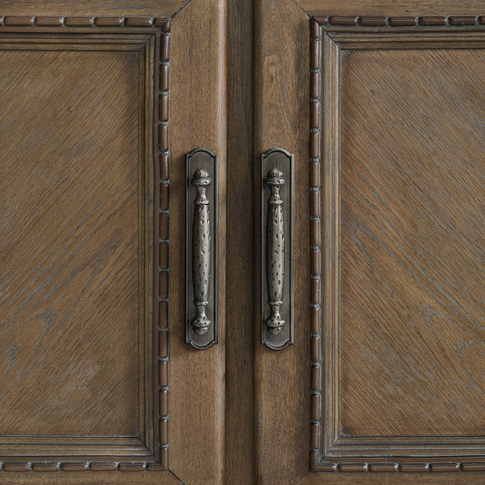 Madison Park - Server & Hutch With Led - Walnut