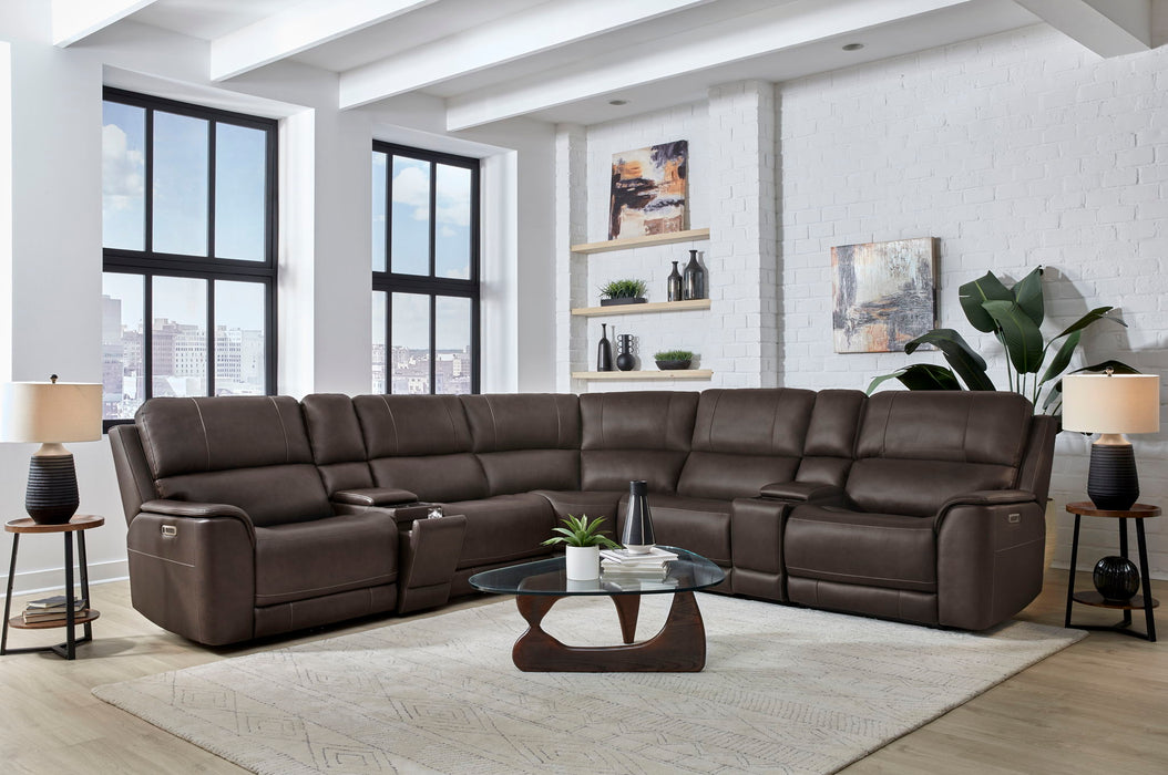 Easton - Power Reclining Sectional With Power Adjustable Headrests