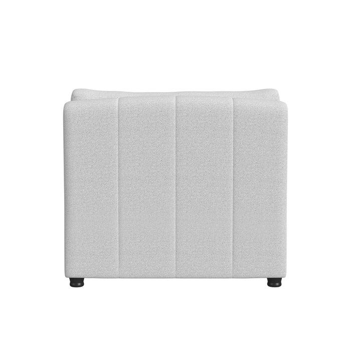 Zandara - 5 Piece Modular Set Sectional With Ottoman - Beige