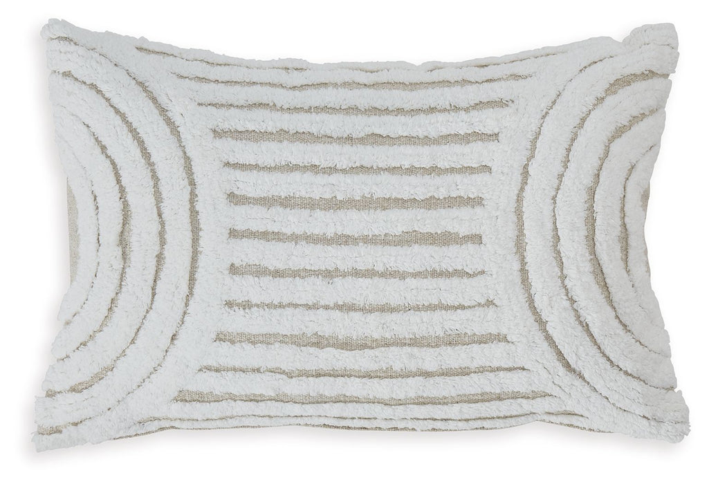 Farissen - Pillow (Set of 4) - White / Tan
