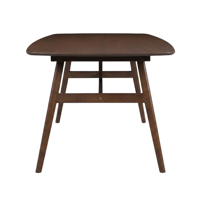 Miller - 78" Complete Dining Table - Dark Brown