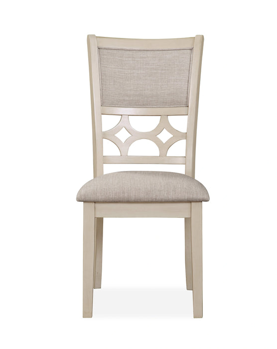 Mitchell 5 Pc Dining Set-Two Tone Bisque/Brown