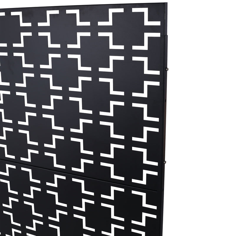 Outdoor & Indoor Metal Privacy Freestanding Decorative Screen