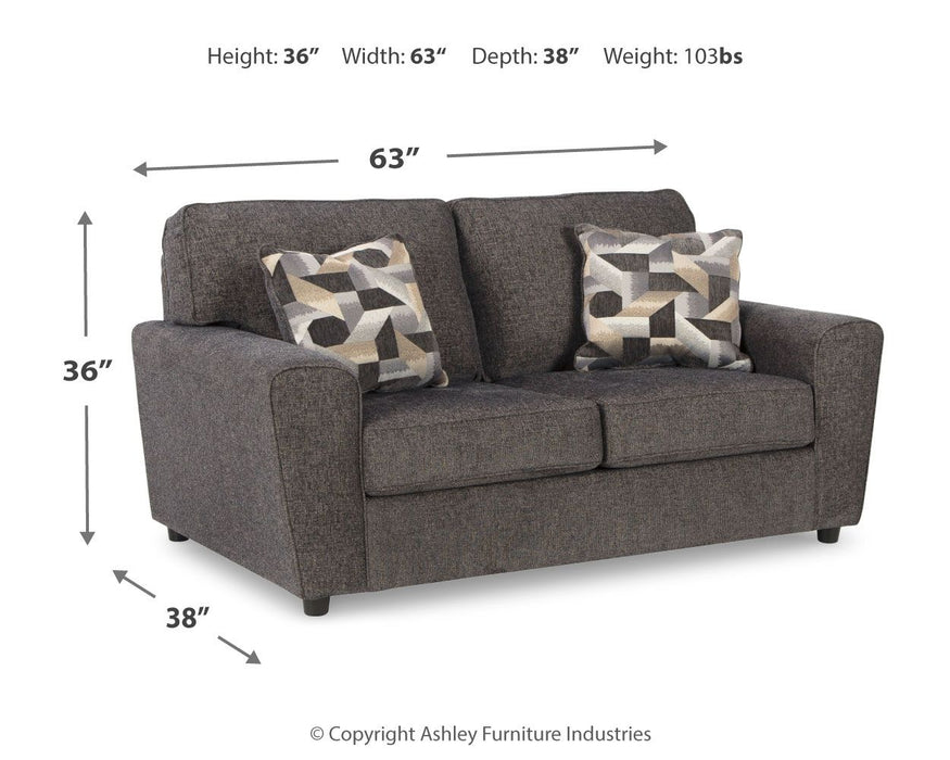 Cascilla - Loveseat - Slate