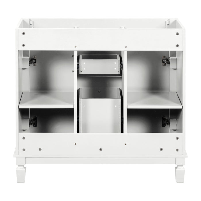 Bathroom Vanity Cabinet With 2 Soft Closing Doors And 2 Drawers