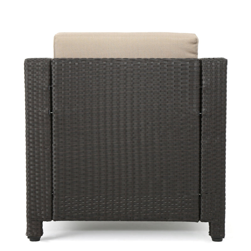 Stylish Outdoor Club Chair With Weather Resistant Cushions
