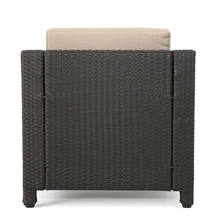 Stylish Outdoor Club Chair With Weather Resistant Cushions