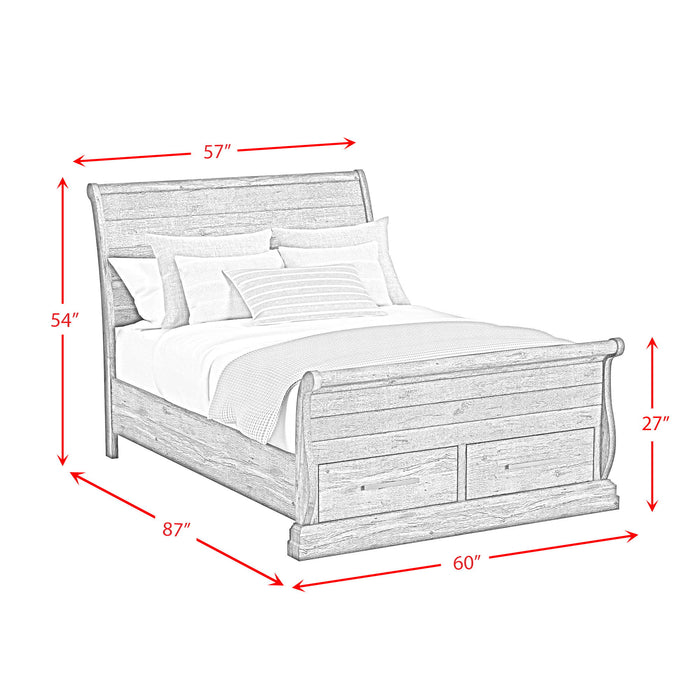 Park Ridge - Sleigh Storage Bed