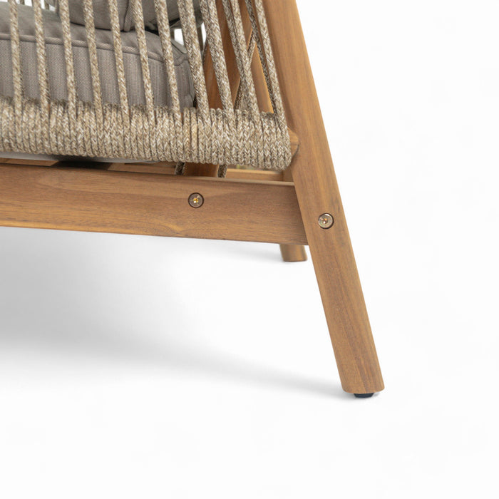 Sumbawa - Outdoor Club Chair - Teak / Beige