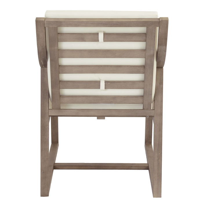 5 Piece Outdoor Dining Set, Patio Table And Chairs With Umbrella Hole