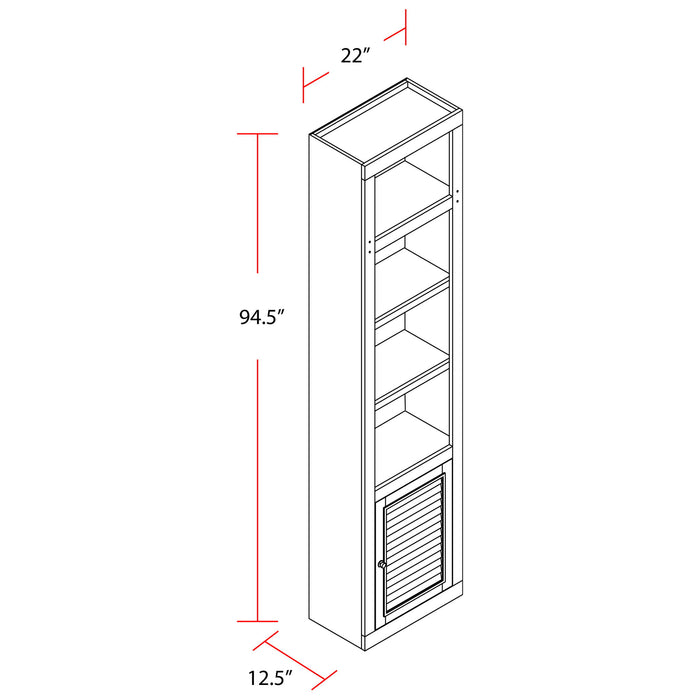 Boca - Open Top Bookcase