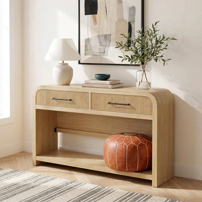 Ridgemont Sofa Table with Bottom Shelf