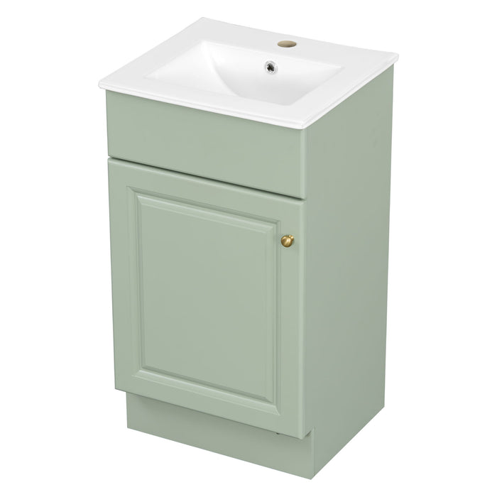 Bathroom Vanity With Sink, Cabinet With Adjustable Shelf