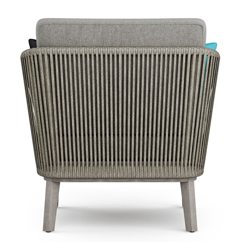 Carmel - Outdoor Conversation Chair - Gray