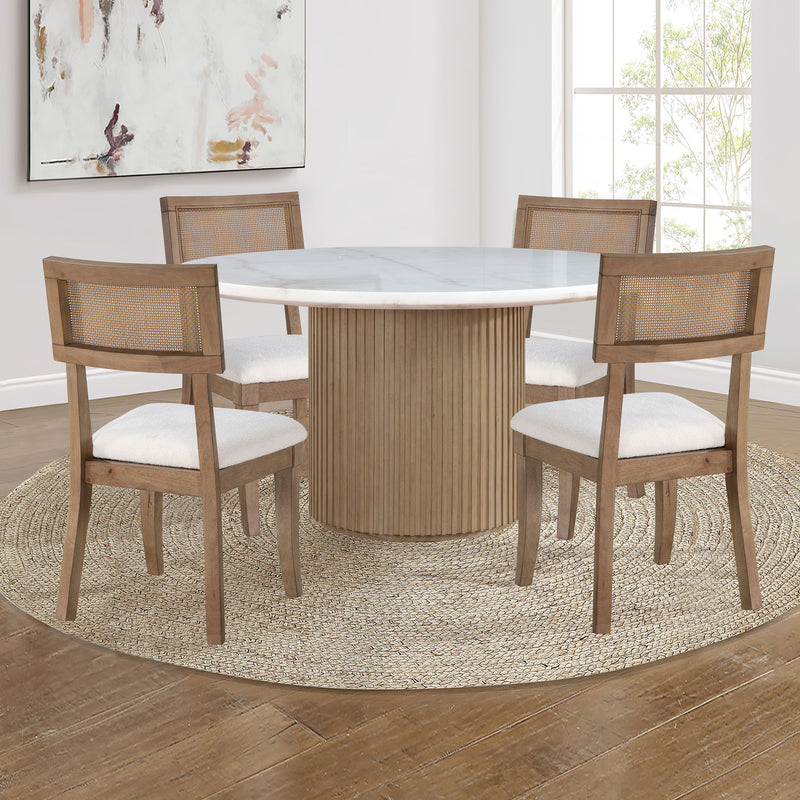 Colvin - Dining Set With Cane Chairs
