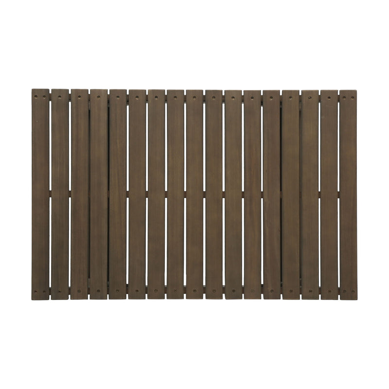 Outdoor Acacia Wood Coffee Table With Open Slat Design
