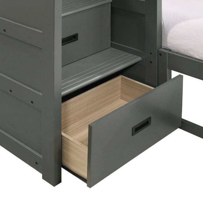 Sami - Step Bunk With Left Headboard
