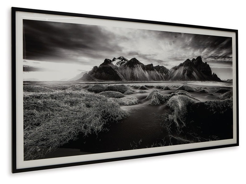 Delstone - Wall Art - Black / White