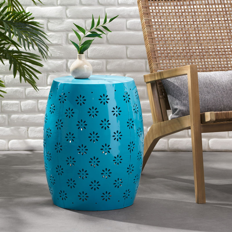 Soleil - Barrel Shaped Side Table