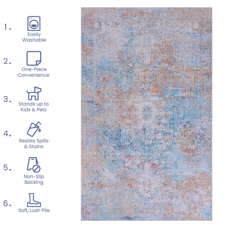 Maval - Area Rug Washable