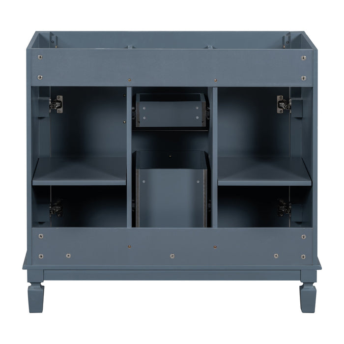 Bathroom Vanity Cabinet With 2 Soft Closing Doors And 2 Drawers