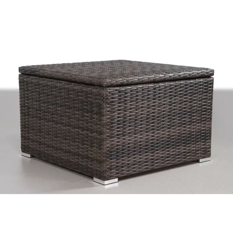 Stylish Rattan Wicker Person Seating Group With Premium Sunbrella Cushions Perfect For Outdoor Entertaining