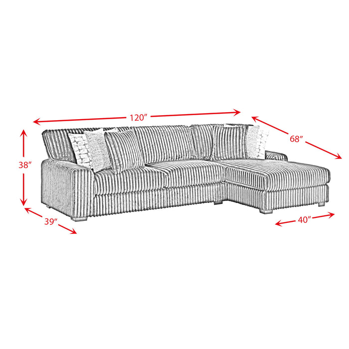 Nightfall - Sectional Set With 1 Pillow