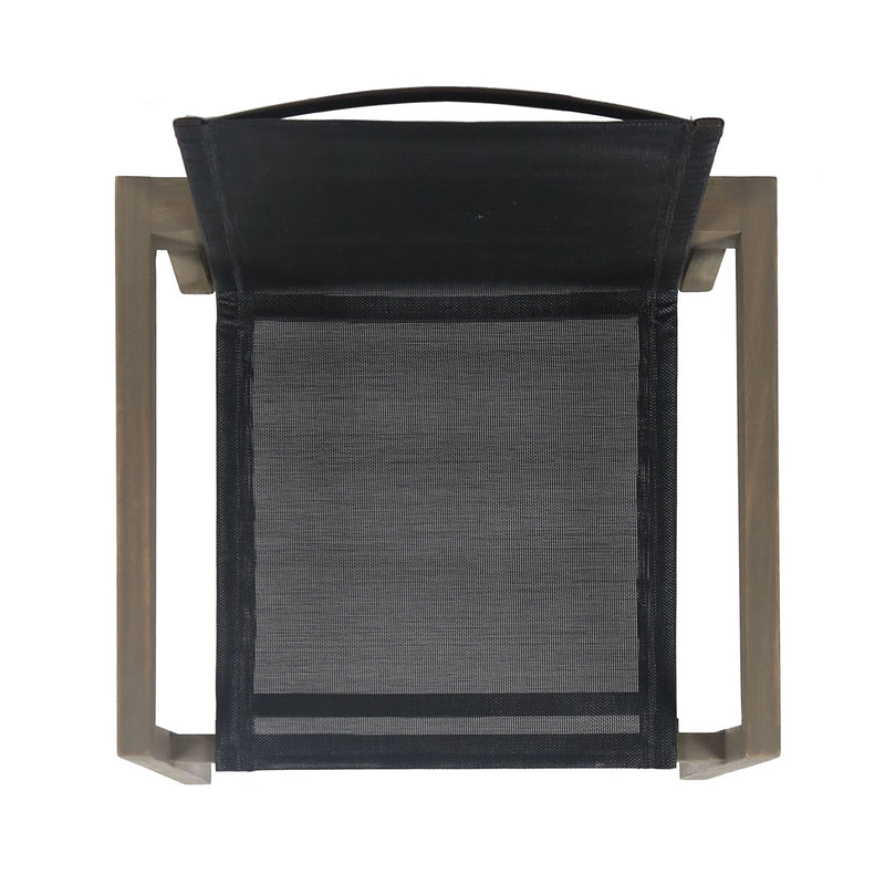 Belfast - Outdoor Dining Chair (Set of 2) With Mesh And Frame - Gray