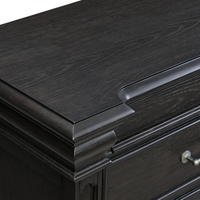 Kings Court 3-Drawer Nightstand (Sliding Top)