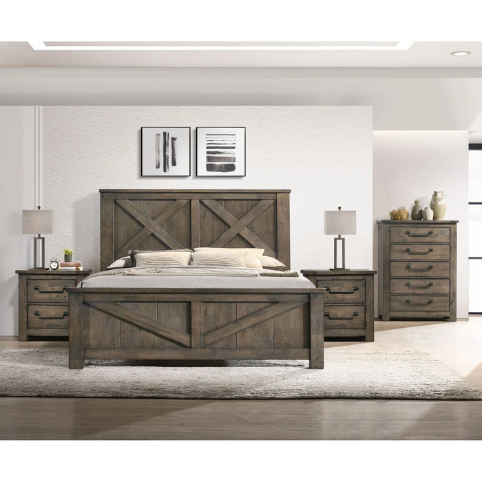 Maverick Bedroom Set with 2 Nightstands