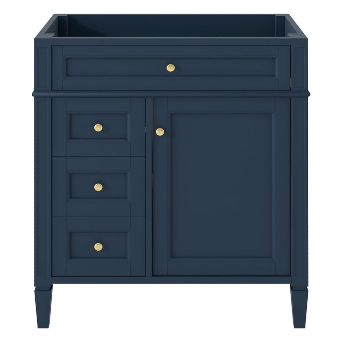 Bathroom Vanity With 2 Drawers And Tip-Out Drawer, Storage Cabinet