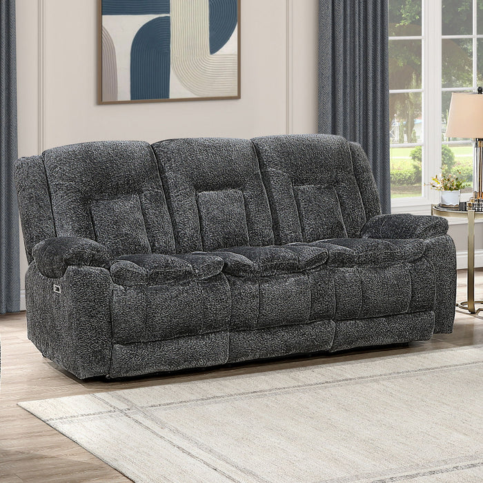 Stanwick - Reclining Sofa With Power Footrest - Gray
