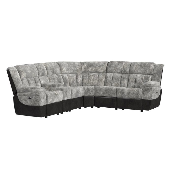 Santorini LHF Power Motion Recliner in Dillon/Shire Grey