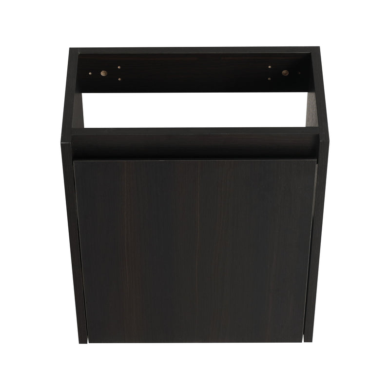 Modern Bathroom Vanity With Ceramic Basin, Wall Mounted Floating Sink Combo, Storage Cabinet