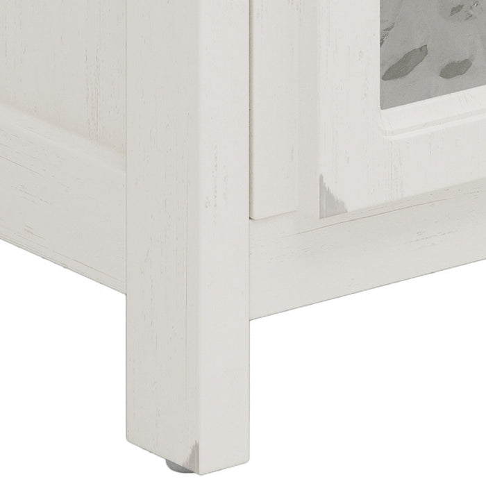 Vintage Farmhouse Bathroom Vanity With Ceramic Sink