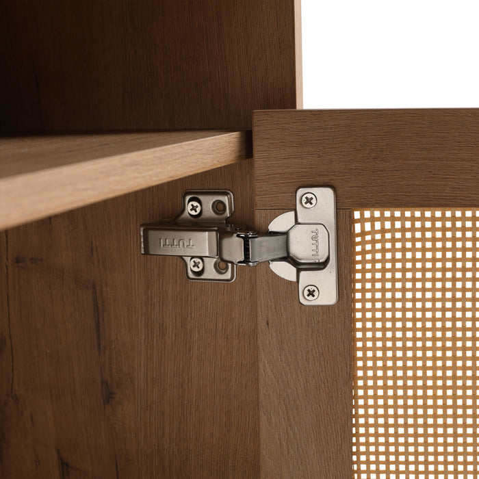 Bathroom Vanity & Art Sink And Side Cabinet, Float Mounting Design
