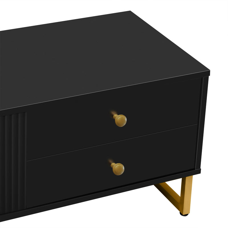 TV Stand With Storage For Living Room