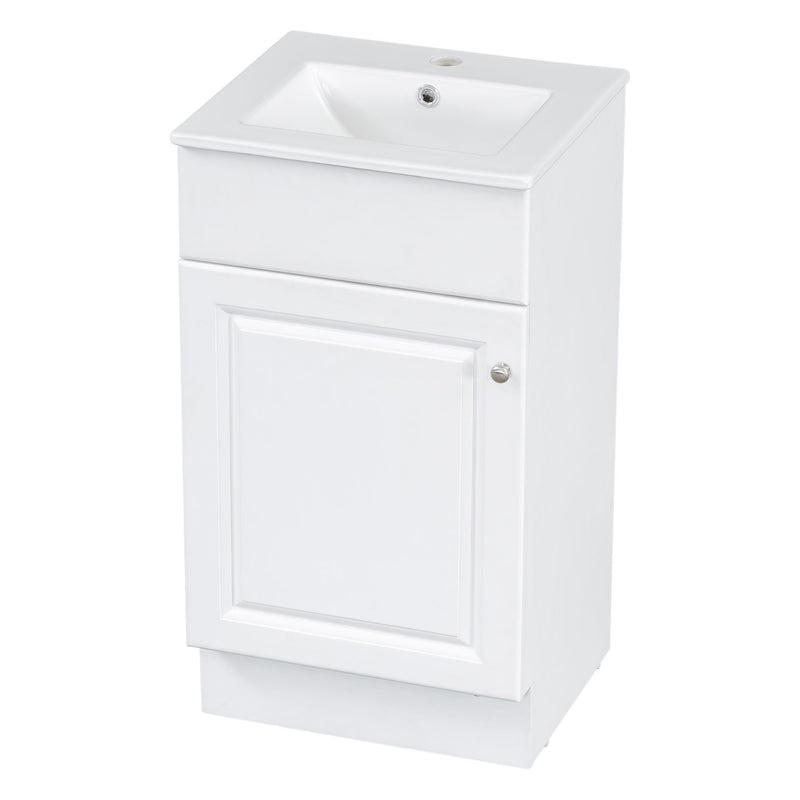 Bathroom Vanity With Sink, Cabinet With Adjustable Shelf
