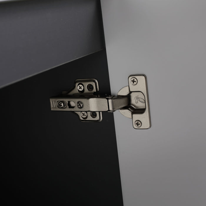 Contemporary Freestanding Bathroom Vanity With Resin Sink & Soft-Close Cabinet Doors