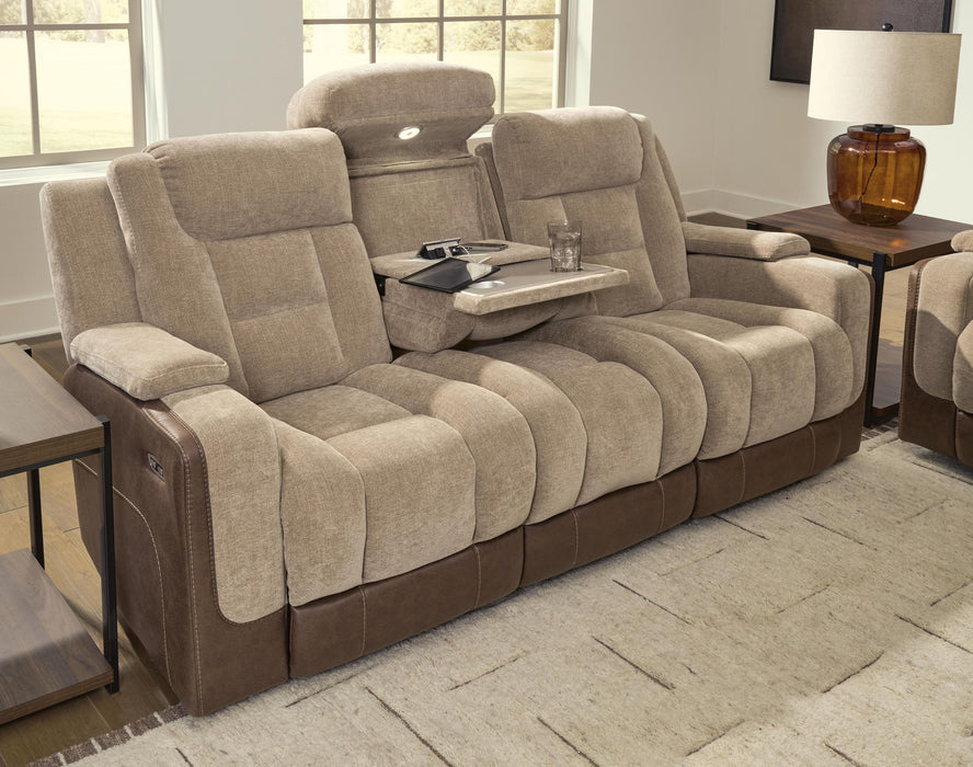 Mixed Motion - Power Reclining Sofa With Adjustable Headrest