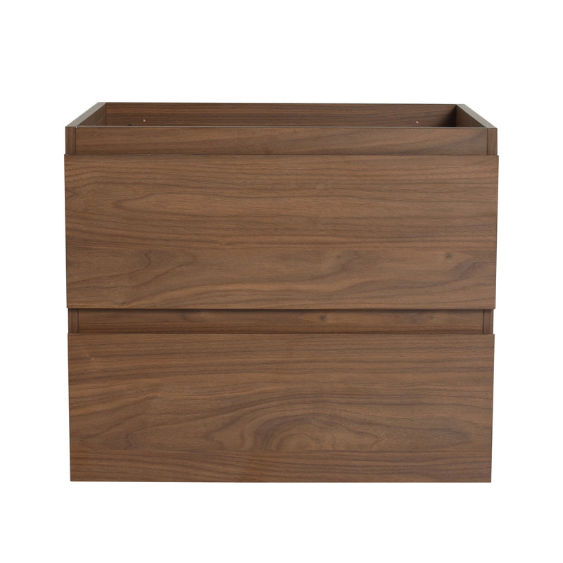 Wall Mounted Bathroom Vanity & Sink, 2 Soft Close Drawers